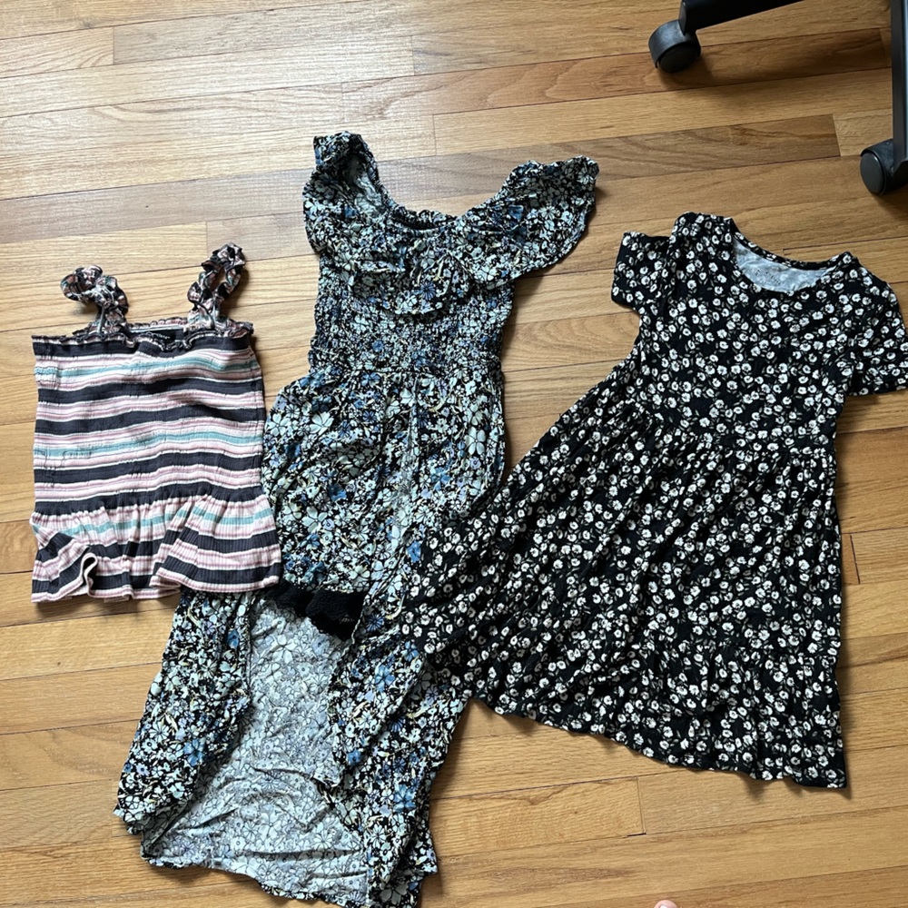 Art Class Kids Dresses - Black, Blue, Pink